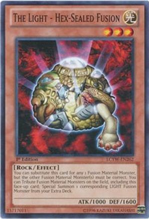 The Light - Hex-Sealed Fusion (LCYW-EN262) - Legendary Collection 3: Yugi's World 1st Edition