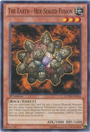 The Earth - Hex-Sealed Fusion (LCYW-EN264) - Legendary Collection 3: Yugi's World 1st Edition