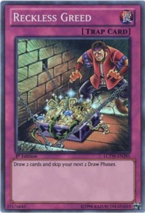Reckless Greed (LCYW-EN285) - Legendary Collection 3: Yugi's World 1st Edition