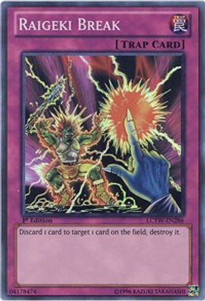 Raigeki Break (LCYW-EN286) - Legendary Collection 3: Yugi's World Unlimited