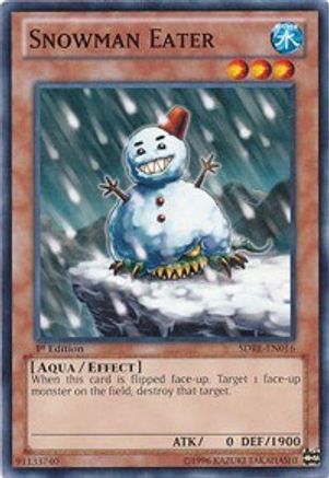 Snowman Eater (SDRE-EN016) - Structure Deck: Realm of the Sea Emperor 1st Edition