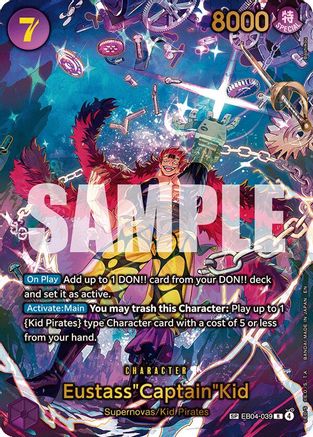 Eustass"Captain"Kid - EB04-039 (SP) (EB04-039) - The Azure Sea's Seven Foil