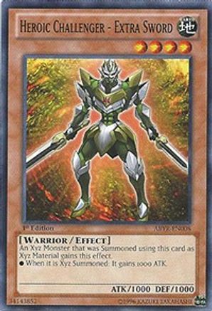 Heroic Challenger - Extra Sword (ABYR-EN008) - Abyss Rising 1st Edition