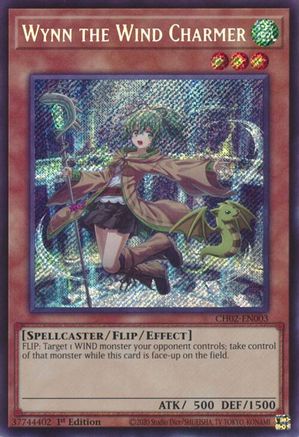 Wynn the Wind Charmer - CH02-EN003 - THE CHRONICLES DECK: Spirit Charmers (All-Foil Edition) 1st Edition