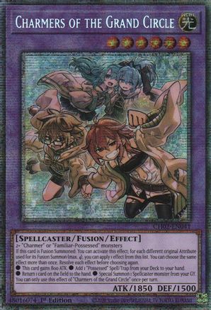 Charmers of the Grand Circle (Starlight Rare) - CH02-EN041 - THE CHRONICLES DECK: Spirit Charmers (All-Foil Edition) 1st Edition