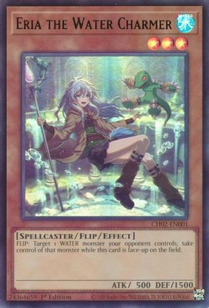Eria the Water Charmer (Ultra Rare) - CH02-EN001 - THE CHRONICLES DECK: Spirit Charmers (All-Foil Edition) 1st Edition