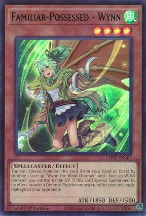 Familiar-Possessed - Wynn - CH02-EN007 - THE CHRONICLES DECK: Spirit Charmers (All-Foil Edition) 1st Edition
