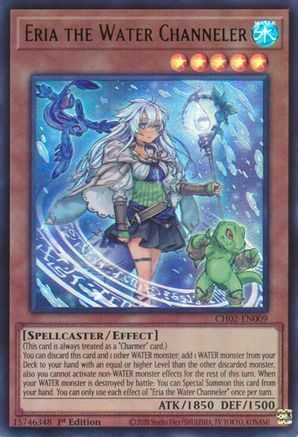 Eria the Water Channeler - CH02-EN009 - THE CHRONICLES DECK: Spirit Charmers (All-Foil Edition) 1st Edition