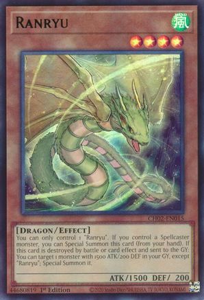 Ranryu - CH02-EN015 - THE CHRONICLES DECK: Spirit Charmers (All-Foil Edition) 1st Edition