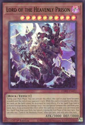 Lord of the Heavenly Prison - CH02-EN021 - THE CHRONICLES DECK: Spirit Charmers (All-Foil Edition) 1st Edition