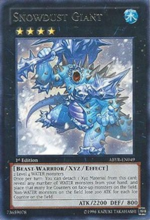 Snowdust Giant (ABYR-EN049) - Abyss Rising 1st Edition