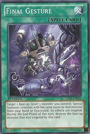 Final Gesture (ABYR-EN063) - Abyss Rising 1st Edition
