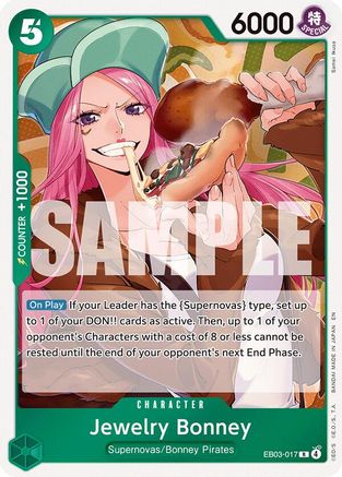 Jewelry Bonney (EB03-017) - Extra Booster: One Piece Heroines Edition Foil