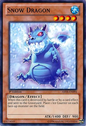 Snow Dragon (ABYR-EN094) - Abyss Rising 1st Edition