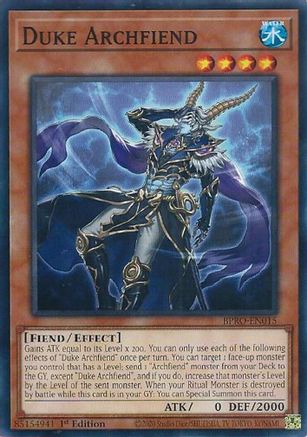 Duke Archfiend - BPRO-EN015 - Burst Protocol 1st Edition