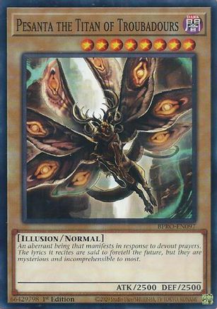 Pesanta the Titan of Troubadours - BPRO-EN097 - Burst Protocol 1st Edition