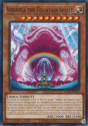 Vodnika the Fountain Spirit - BPRO-EN085 - Burst Protocol 1st Edition