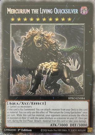 Mercurium the Living Quicksilver (Starlight Rare) (BPRO-EN084) - Burst Protocol 1st Edition