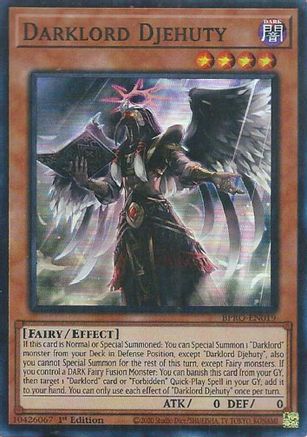 Darklord Djehuty (BPRO-EN019) - Burst Protocol 1st Edition