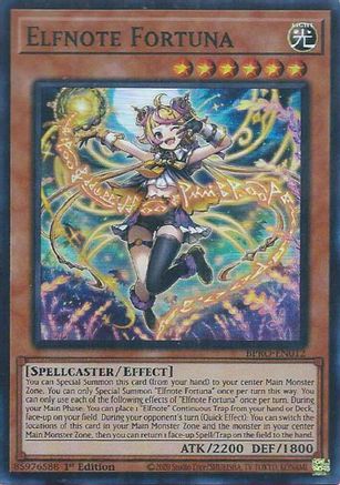 Elfnote Fortuna (BPRO-EN012) - Burst Protocol 1st Edition