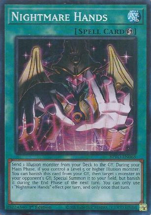 Nightmare Hands (BPRO-EN068) - Burst Protocol 1st Edition