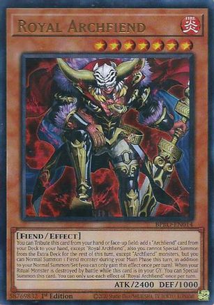 Royal Archfiend (BPRO-EN014) - Burst Protocol 1st Edition