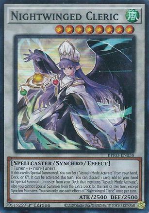 Nightwinged Cleric (BPRO-EN038) - Burst Protocol 1st Edition