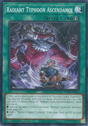Radiant Typhoon Ascendance - BPRO-EN065 - Burst Protocol 1st Edition