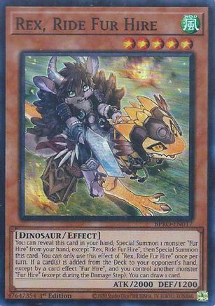 Rex, Ride Fur Hire (BPRO-EN017) - Burst Protocol 1st Edition