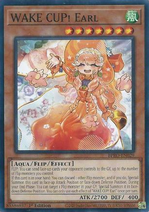 WAKE CUP! Earl - BPRO-EN029 - Burst Protocol 1st Edition