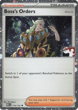 Boss's Orders [Ghetsis] (Cosmos Holo) - 114/132 - Prize Pack Series Cards Holofoil
