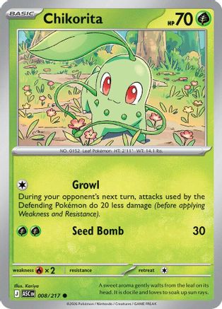 Chikorita 8 - ME Ascended Heroes
