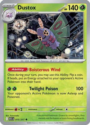 Dustox - 015/217 - ME Ascended Heroes