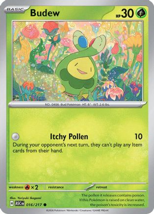 Budew - 016/217 16 - ME Ascended Heroes