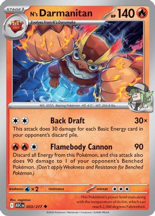 N's Darmanitan 33 - ME Ascended Heroes