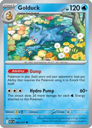 Golduck 40 - ME Ascended Heroes