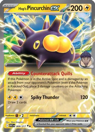 Hop's Pincurchin ex 68 - ME Ascended Heroes Holofoil