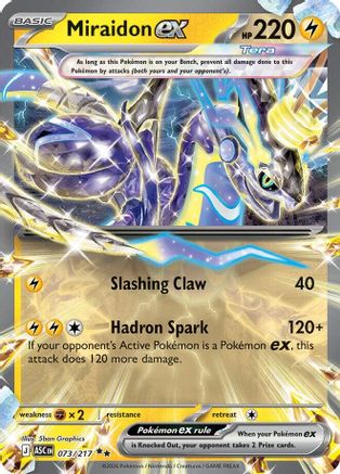 Miraidon ex 73 - ME Ascended Heroes Holofoil
