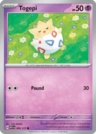 Togepi 80 - ME Ascended Heroes