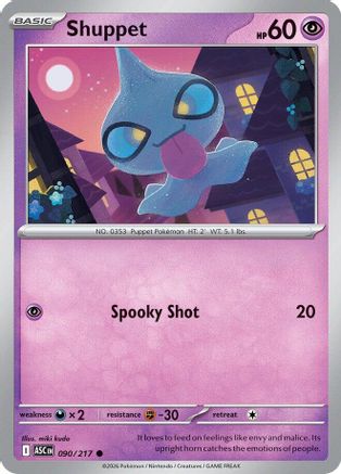 Shuppet - 090/217 - ME Ascended Heroes