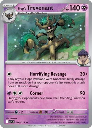 Hop's Trevenant - 096/217 96 - ME Ascended Heroes Reverse Holofoil