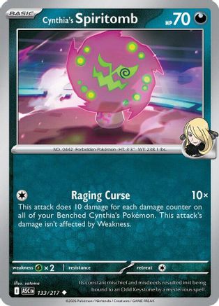 Cynthia's Spiritomb - 133/217 133 - ME Ascended Heroes