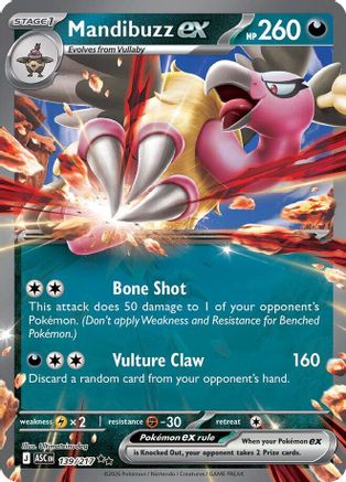 Mandibuzz ex 139 - ME Ascended Heroes Holofoil