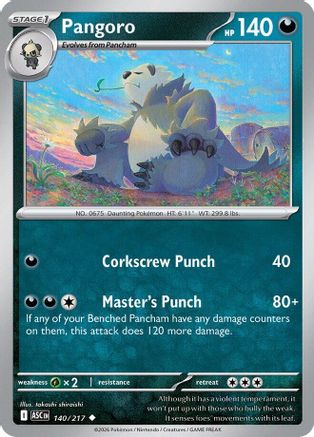 Pangoro - 140/217 - ME Ascended Heroes