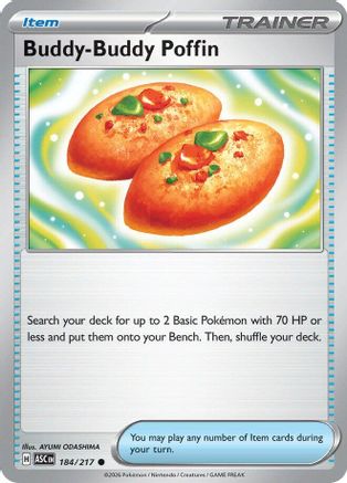 Buddy-Buddy Poffin 184 - ME Ascended Heroes Reverse Holofoil