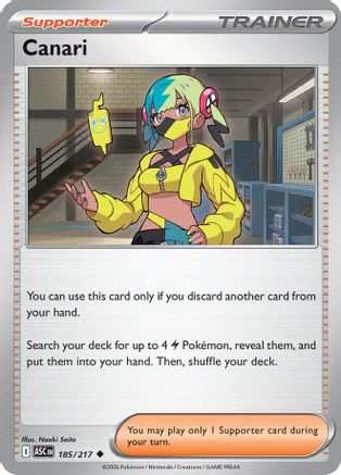 Canari - 185/217 185 - ME Ascended Heroes