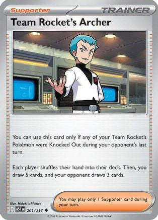Team Rocket's Archer 201 - ME Ascended Heroes