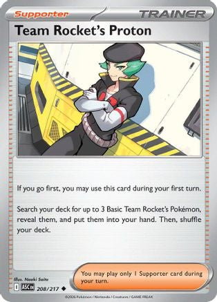 Team Rocket's Proton 208 - ME Ascended Heroes