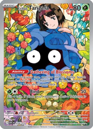 Erika's Tangela - 218/217 - ME Ascended Heroes Holofoil