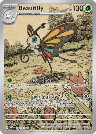 Beautifly - 219/217 - ME Ascended Heroes Holofoil